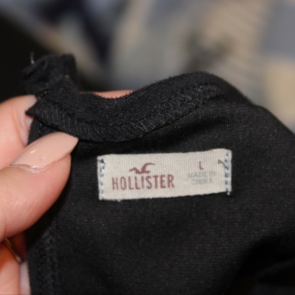 Hollister Fuax Suede Sleeveless Fringe Top Large - Picture 5 of 5